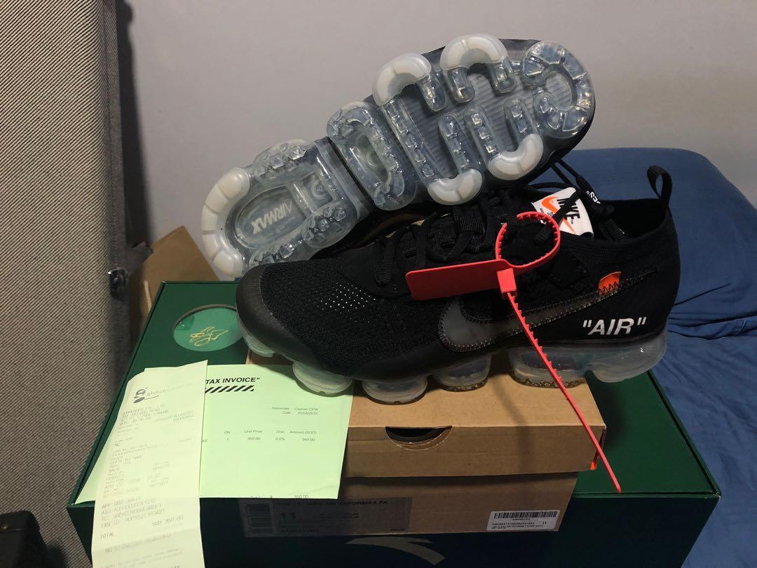 “Off White VaporMax Black eBay