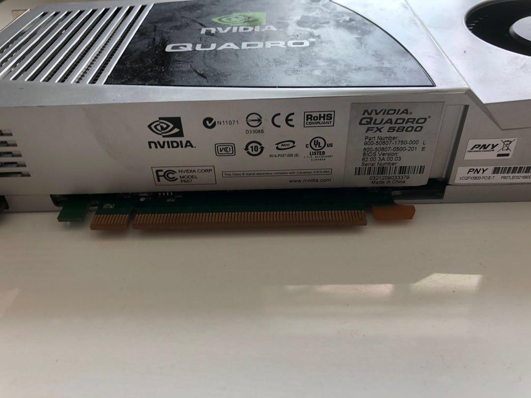 Nvidia Quadro Fx 5800 Electronics Computer Parts Accessories On Carousell