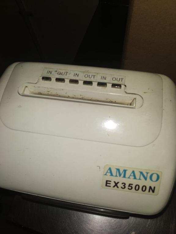 Original Mesin Absen Amano Ex 3500n Dijamin Original Elektronik Lainnya Di Carousell