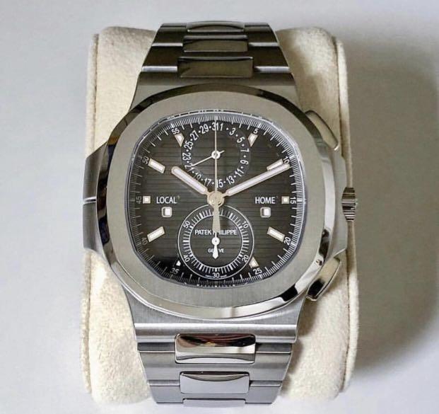 patek philippe nautilus travel time chronograph