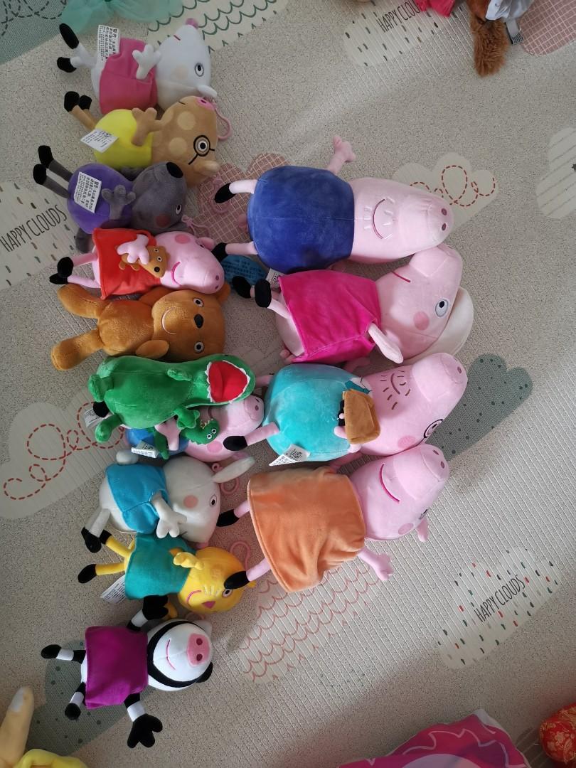 Peppa pig family soft toys deals