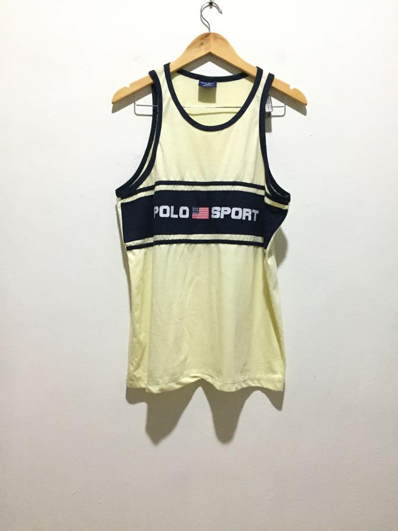 Polo sport vintage tank top Men s Fashion Tops Sets Tshirts