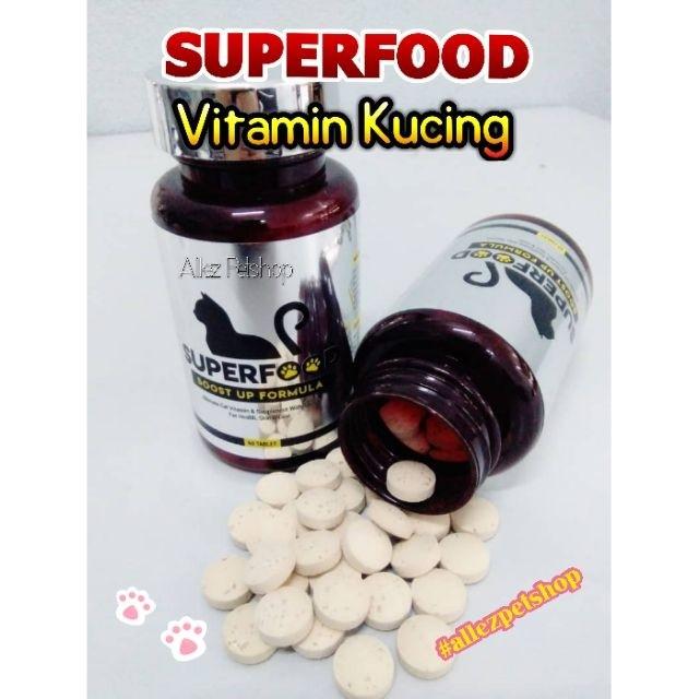 Promosi Clear Stock Superfood Vitamin Gemukkan Kucing Lebatkan Bulu Pet Supplies Pet Food On Carousell