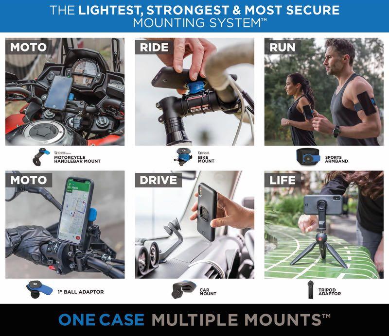 Quad Lock Moto Mount Kit - Universal Fit – Crescent Moto