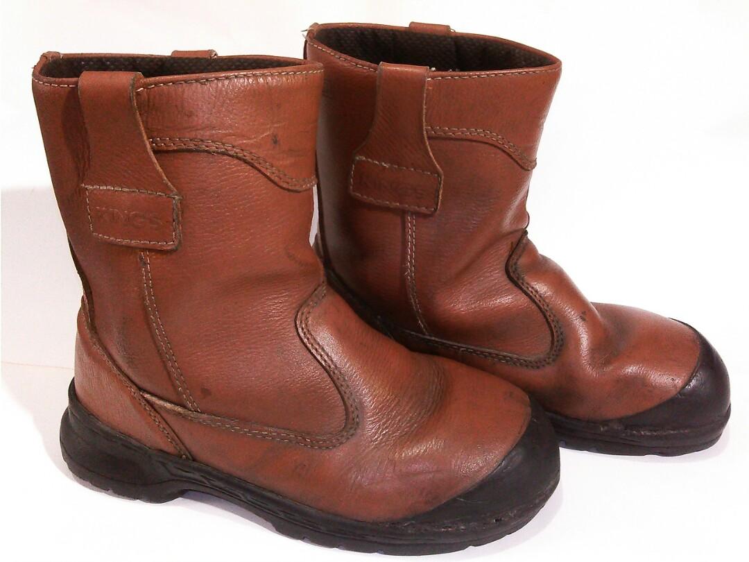 Sepatu Boots Safety Kings Size 39 Fesyen Pria Sepatu Sepatu Boot Di Carousell