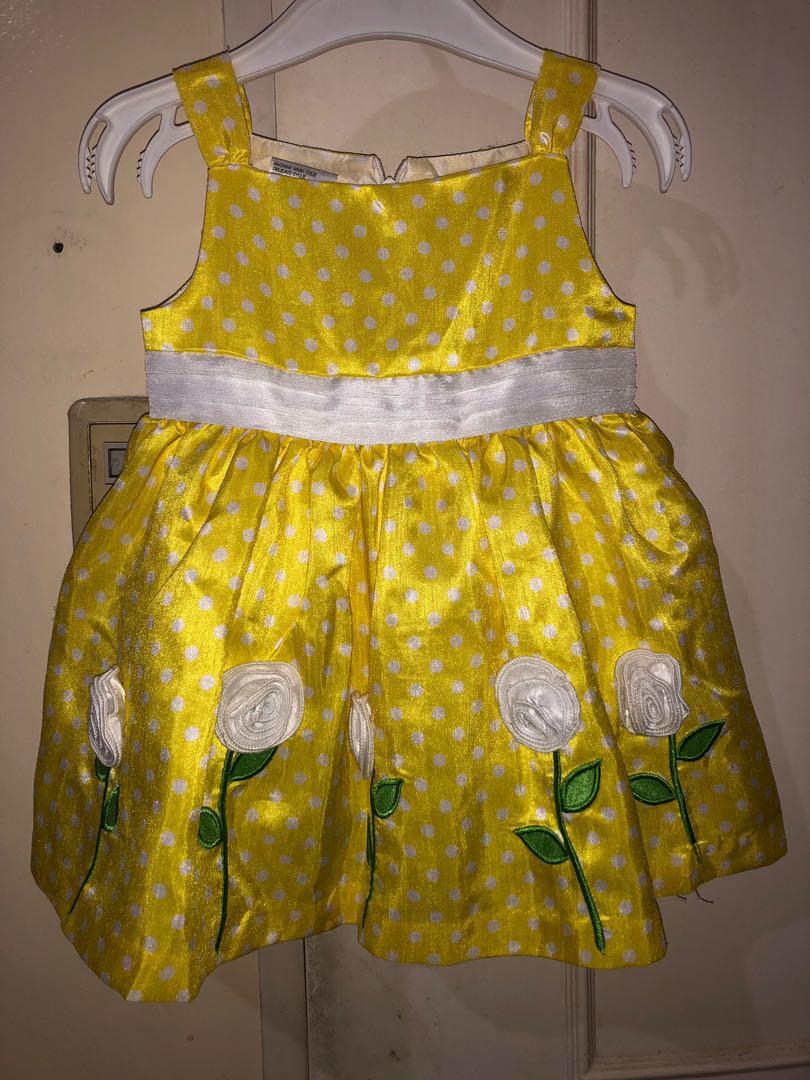 yellow dress for 2 year old