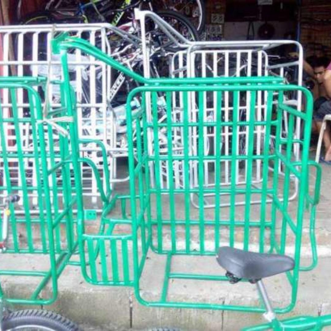SIDECAR FOR BIKE FOR SALE (Category: Bicycles) located in Quezon City. Submitted by rionava (Listing ID 252186924, Image 1). Description: FOR SALE SIDECAR FOR BIKE USE ONLY BRAND NEW WITH GOOD QUALITY MATERIALS USE ACCEPT CUSTOMIZE FOR DETAILS ORDERS AND OTHER INQUIRIES JUST CONTACT THE SELLER AT 09363585485 WE DELIVER WITH MINIMUM CHARGE..