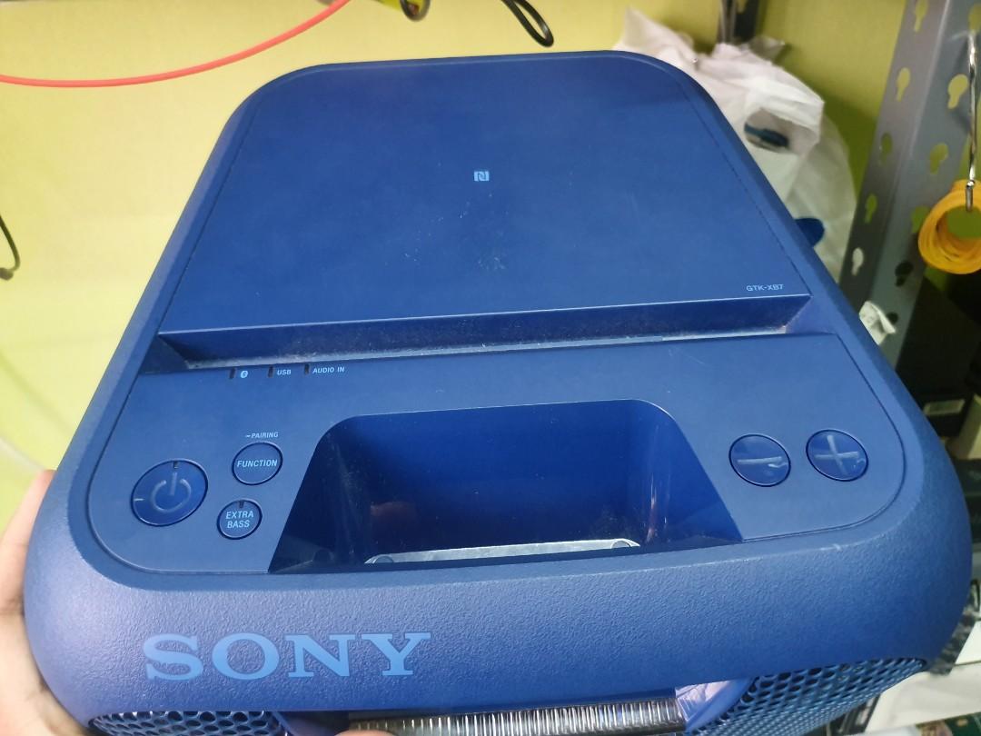 Sony GTKXB7 High Power Home Audio System with Bluetooth (Blue), Audio