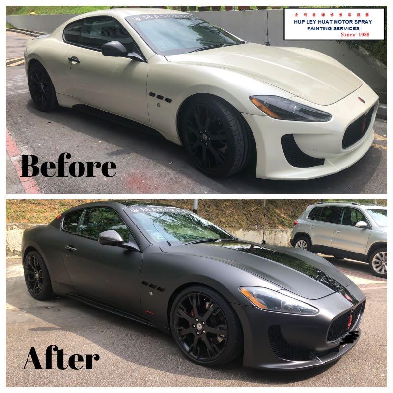 Spray Paint Maserati Color Change Car Accessories Car Workshops Services On Carousell