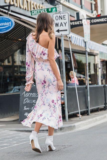 Steele dahlia one shoulder dress Women s Fashion Dresses Sets
