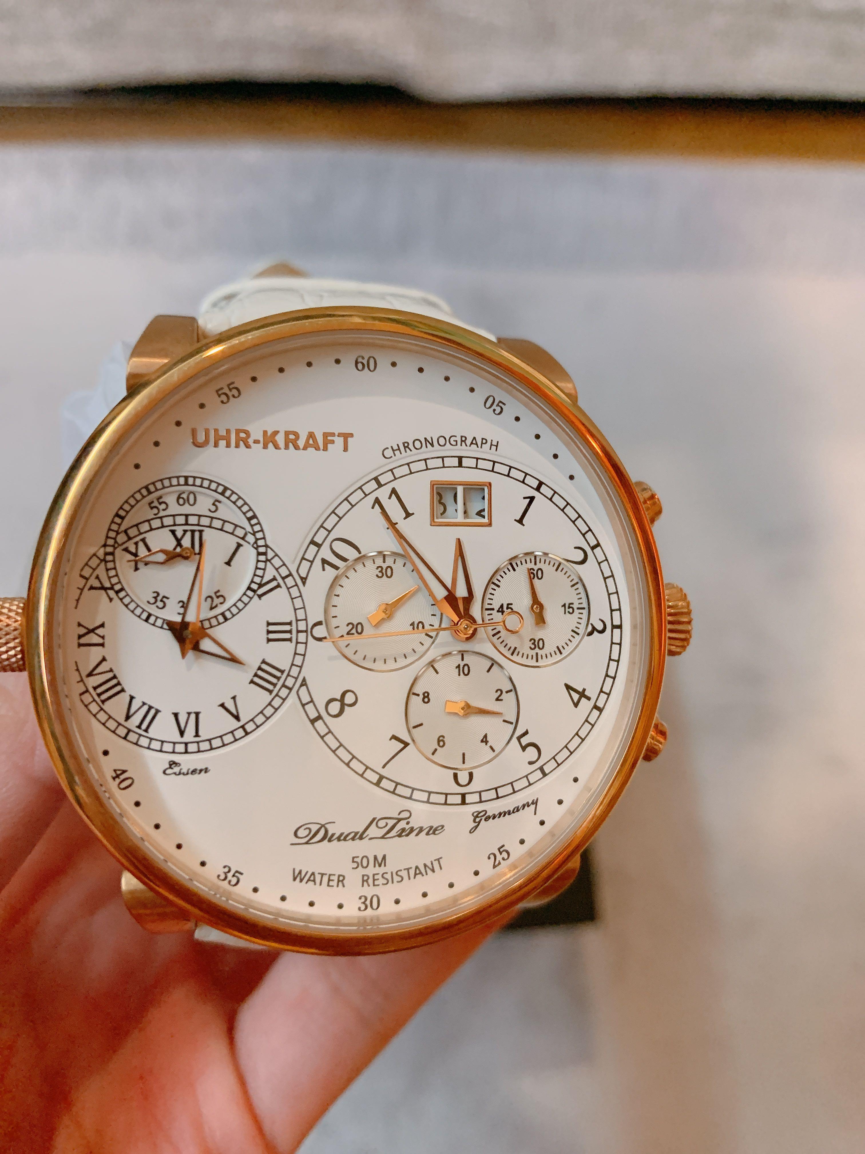 Uhr Kraft Dua Timer Watch Men s Fashion Watches Accessories Watches on Carousell