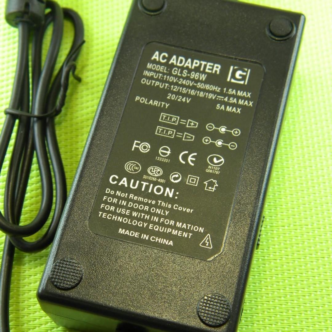 Universal Replacement Power Supply Power Adapter for Notebook Computers ...
