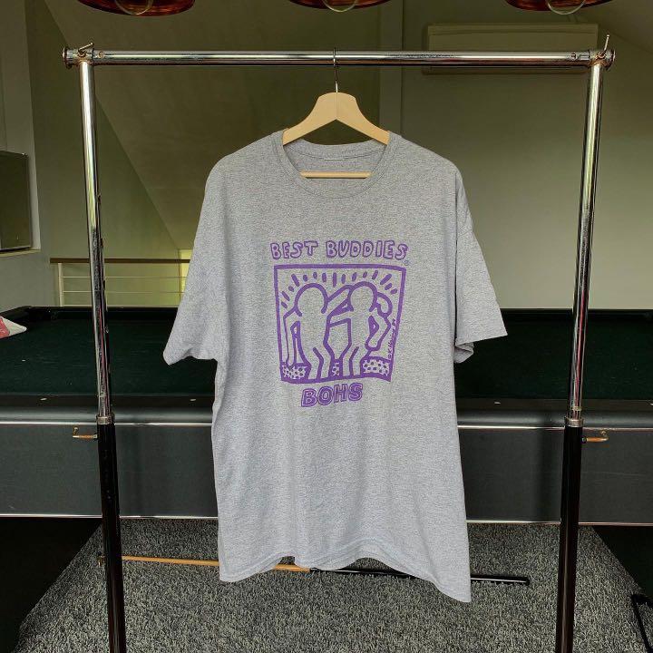 Vintage Keith Haring Tee, Men's Fashion 