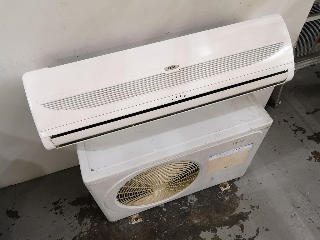 York 1.0HP Wall Type Second Hand Air Conditioner AC8867, TV & Home