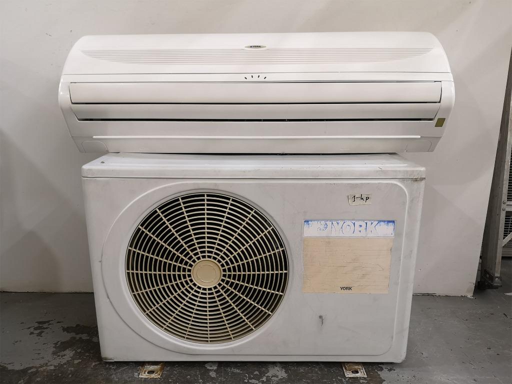 York 1.0HP Wall Type Second Hand Air Conditioner AC8867, TV & Home