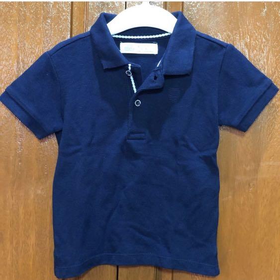 Zara Baby Boy Polo Shirt, Babies & Kids, Babies & Kids Fashion on Carousell