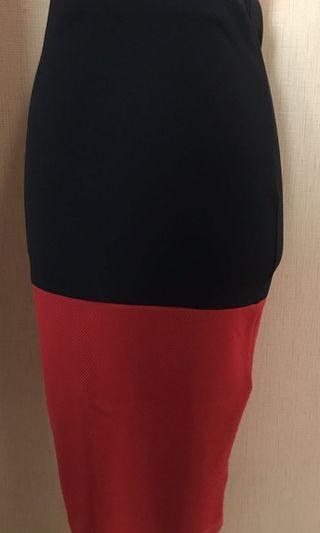 Skirt bawah lutut
