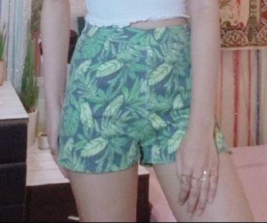 Tropical Island Hi waist shorts