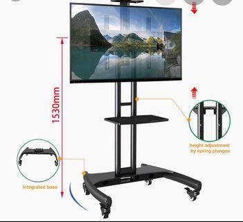 Elegant & Heavy Duty TV Cart Stand fits 32" to 65" TV