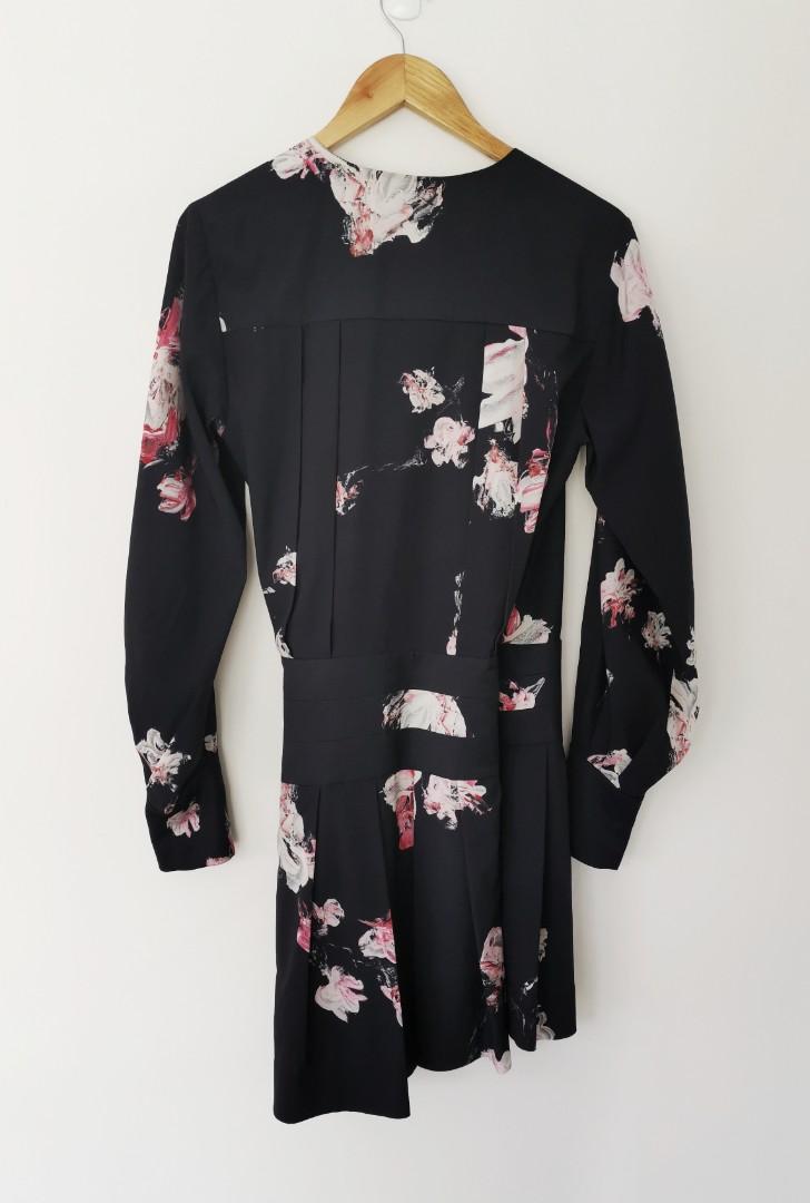 Aje gabyon wrap dress outlet