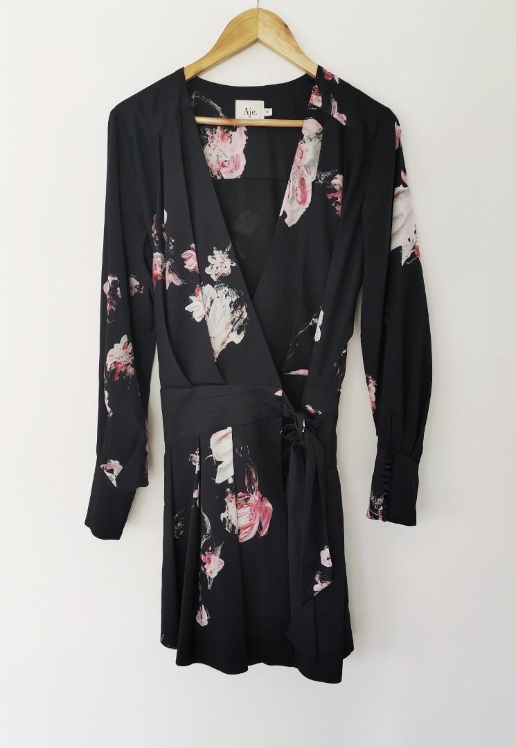 Aje gabyon wrap dress 2025