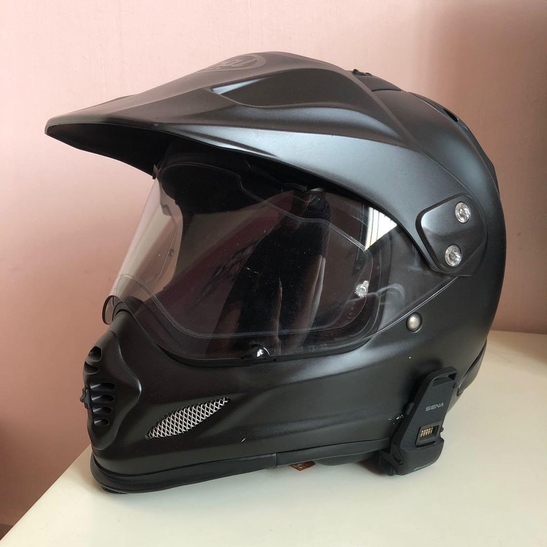 Arai Tour Cross 3 Helmet Matte Black Motorcycles Motorcycle Apparel On Carousell