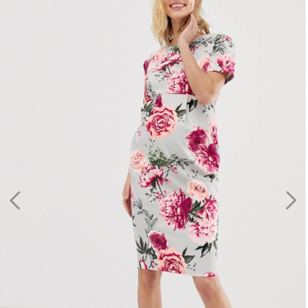 Asos design maternity wiggle mini dress top