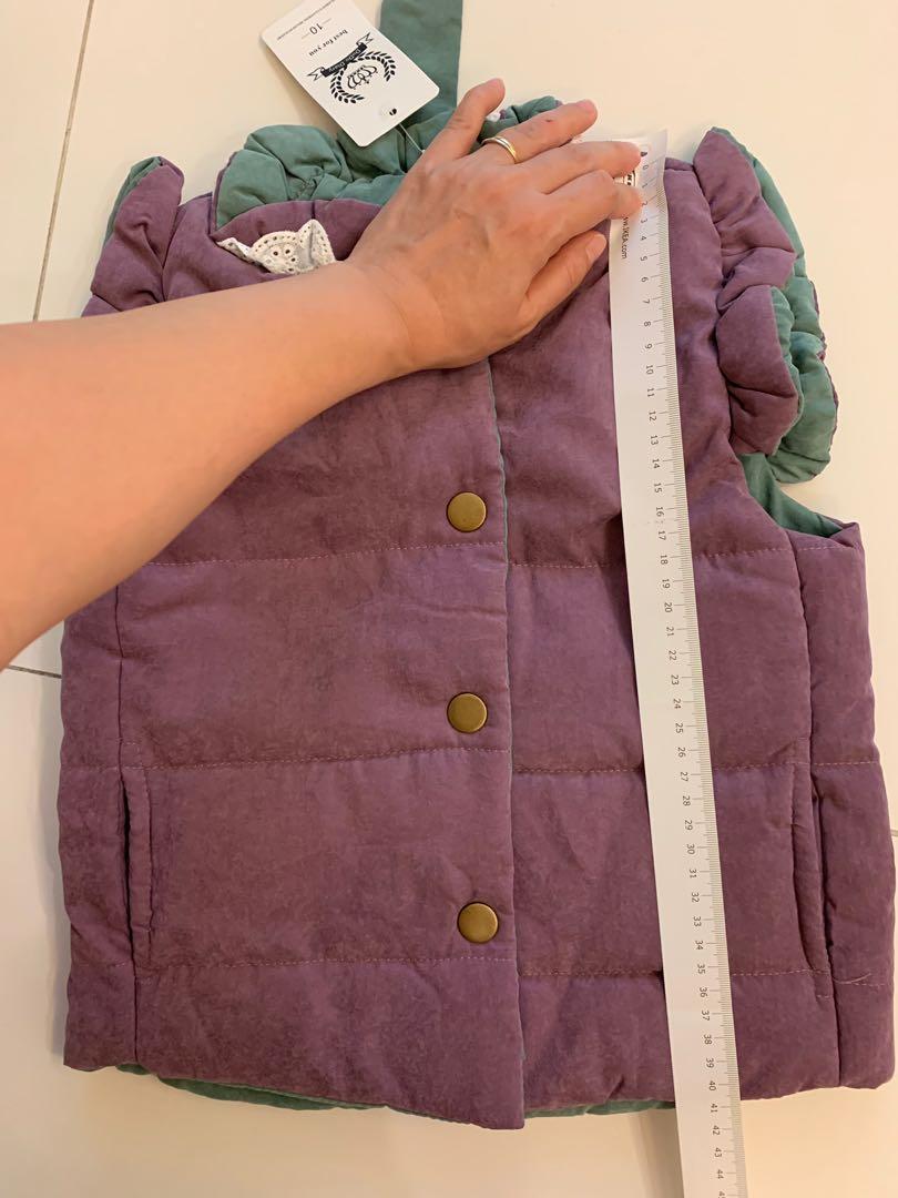 baby girl sleeveless jacket