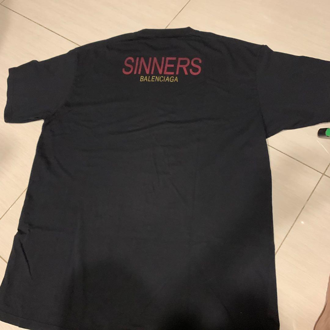 Balenciaga Sinners Tee Women s Fashion Tops Shirts on Carousell