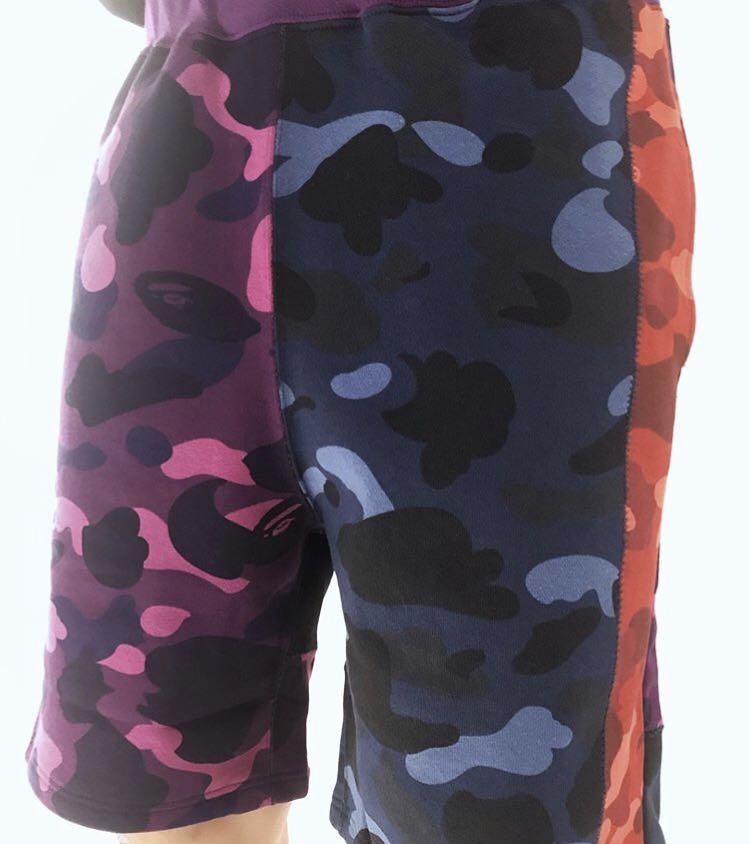 bape crazy color camo