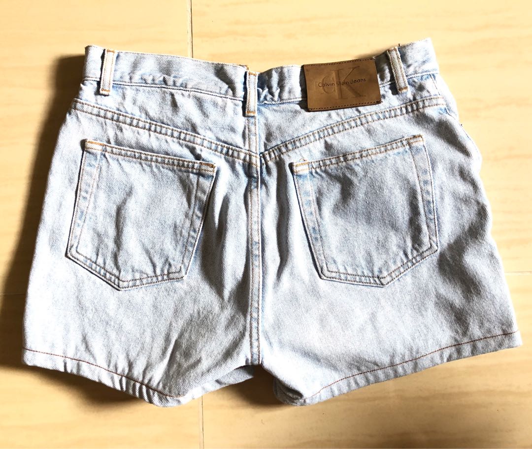 Calvin klein vintage high waisted top shorts