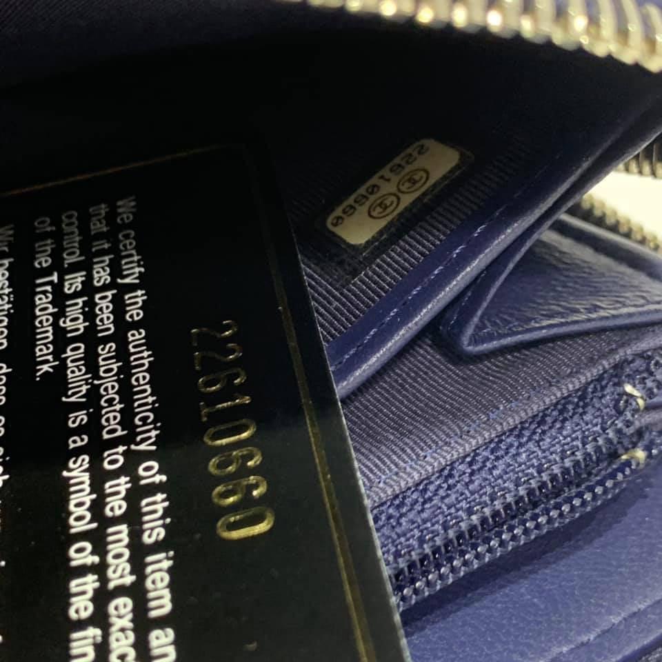 Chanel Classic Long Zip Wallet Full set, Luxury, Bags & Wallets on