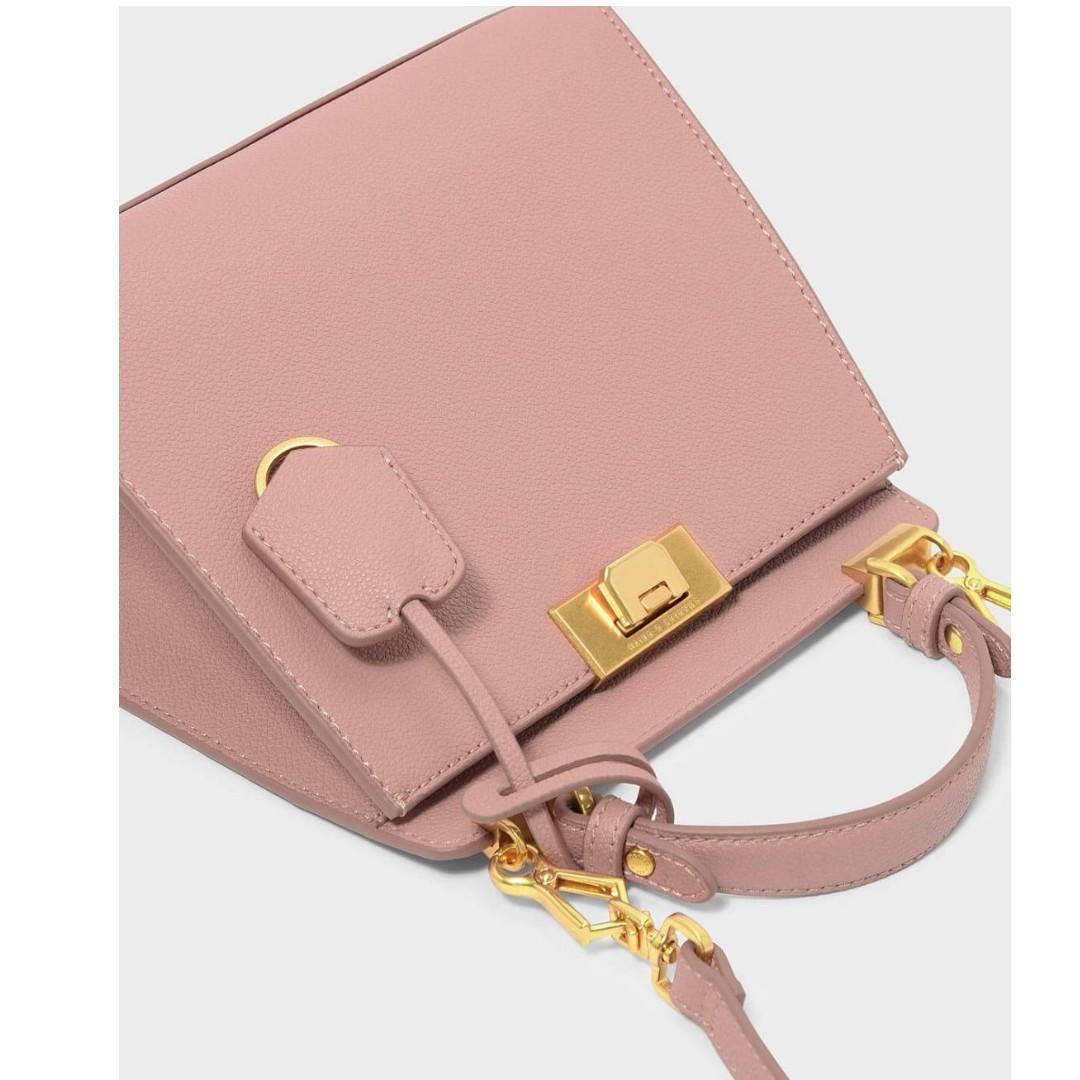 Classic metal detail push lock bag deals