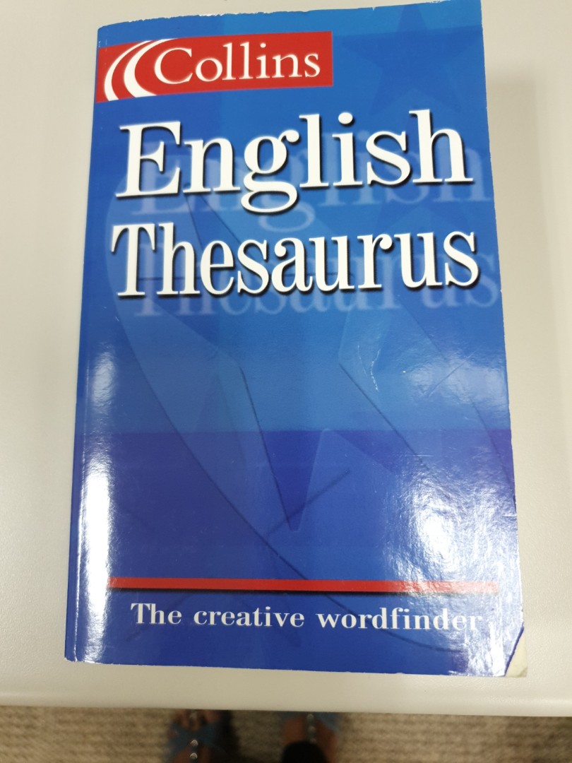 Collins english thesaurus hobbies toys books magazines fiction