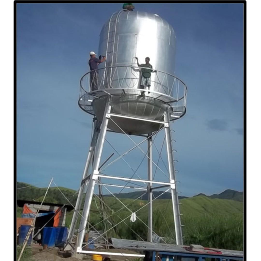Elevated Water Storage Tank Fabricator Contructor Philippines Water Fuel Oil Construction Industrial Construction Tools On Carousell
