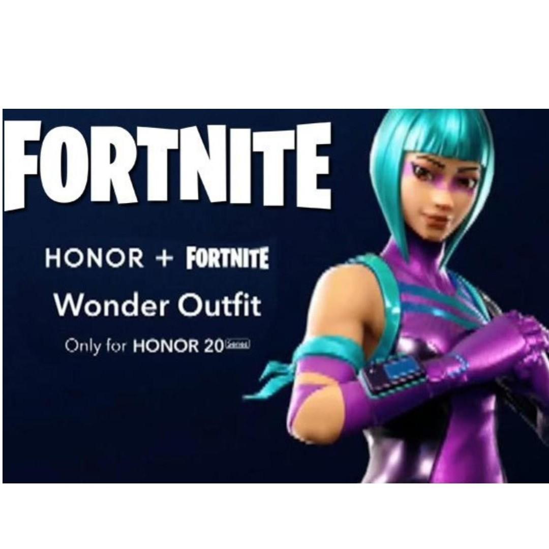 Fortnite WONDER Outfit, Video Gaming, Gaming Accessories, Game Gift Cards &  Accounts on Carousell