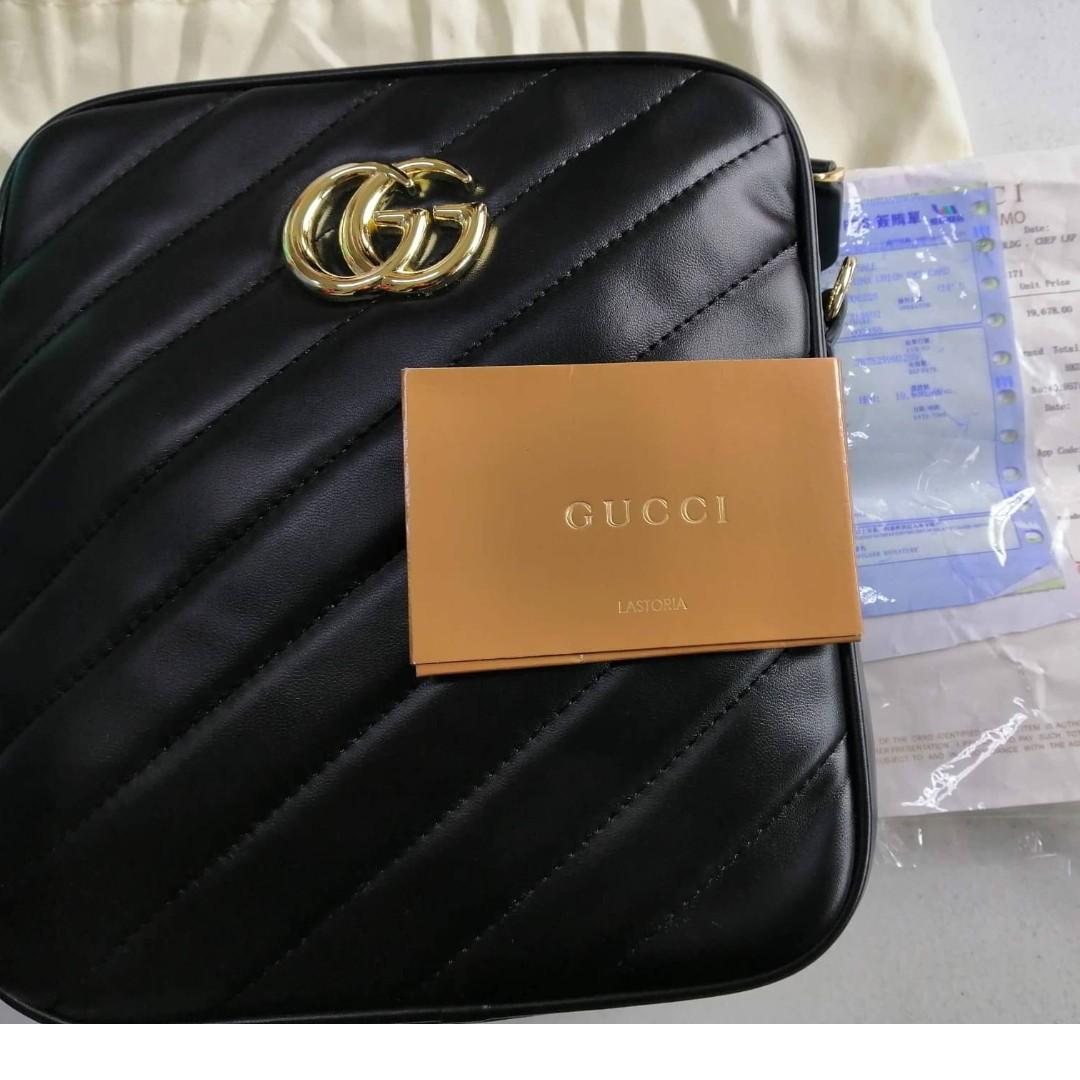 gg marmont tall chevron leather crossbody bag