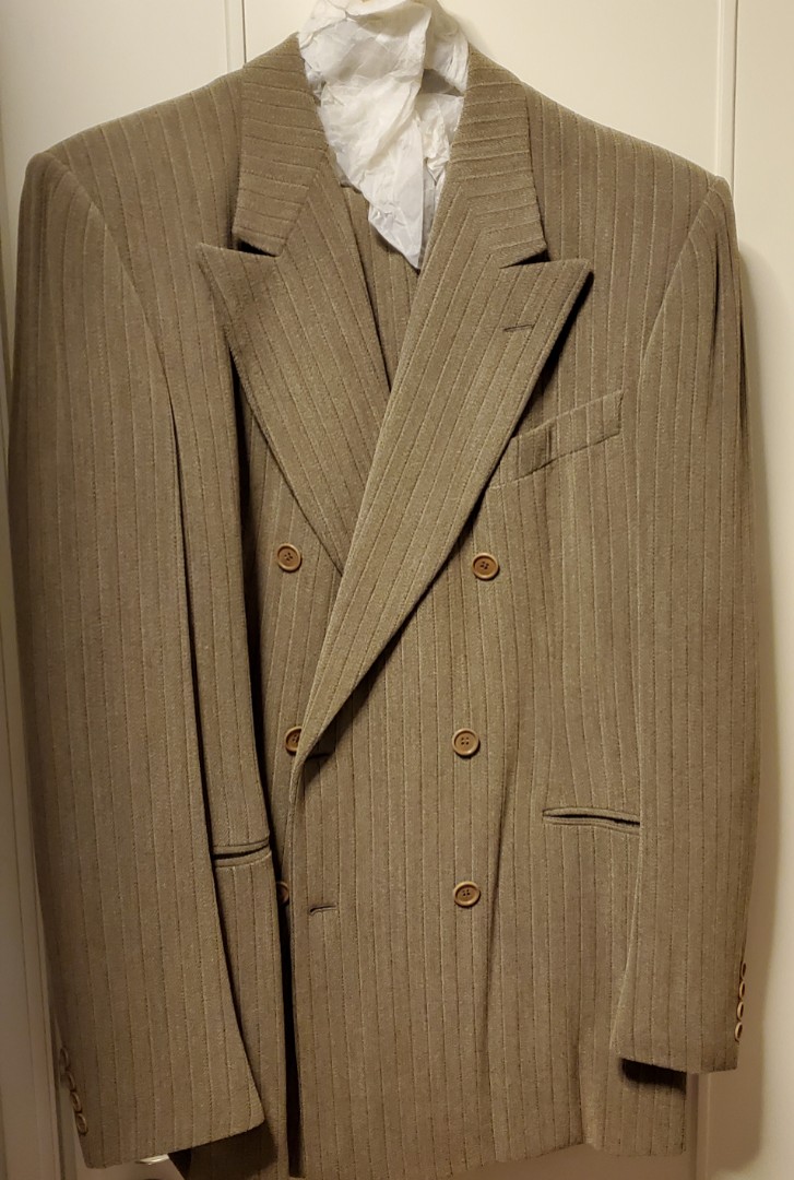 Giorgio Armani black label suit Carousell