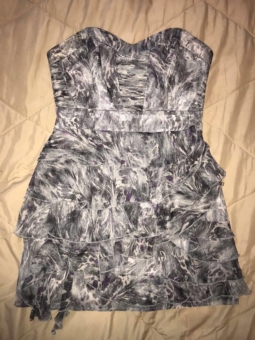 Guess strapless dress discount