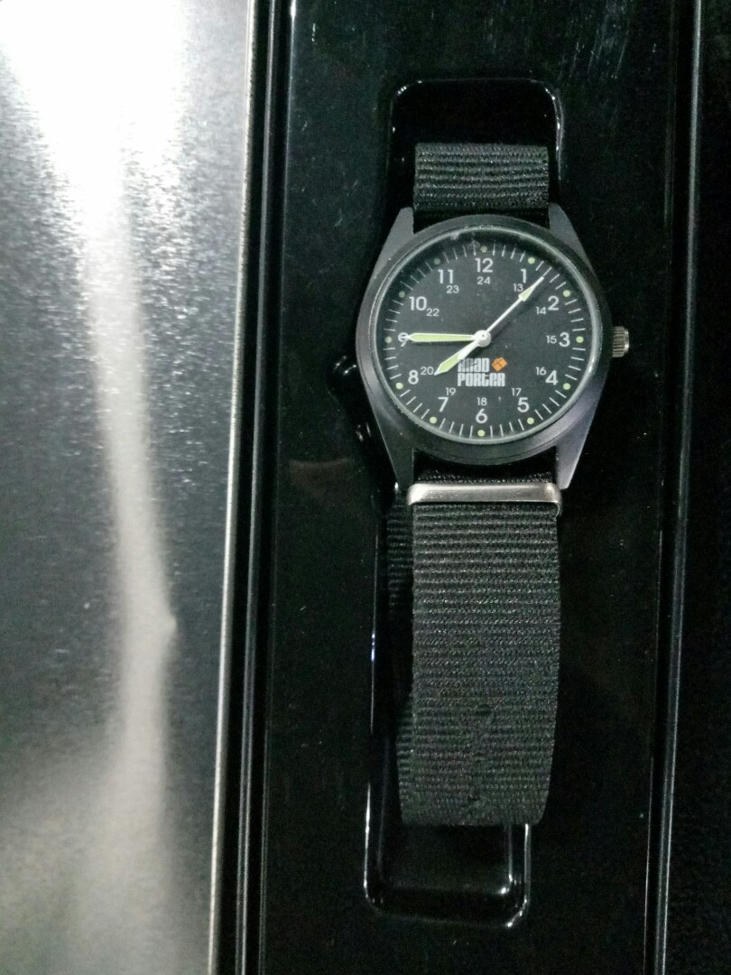 Head porter all black military watch discount