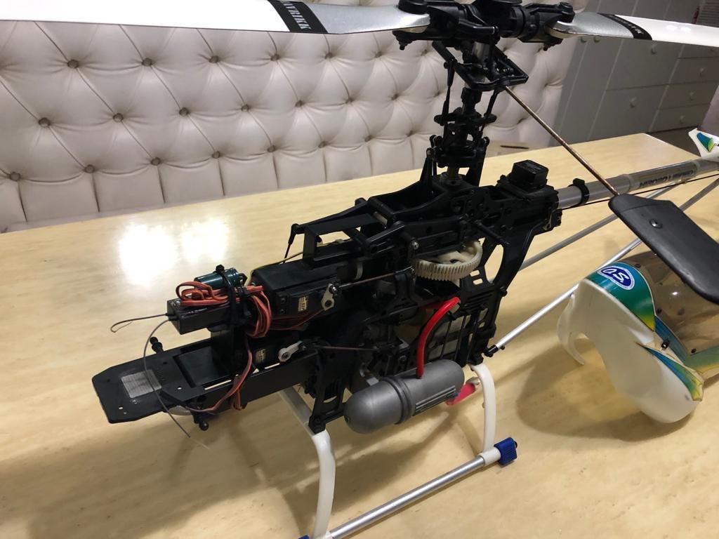 Hirobo Shuttle Sceadu 50 Nitro RC Helicopter. winiphone11pro, Toys