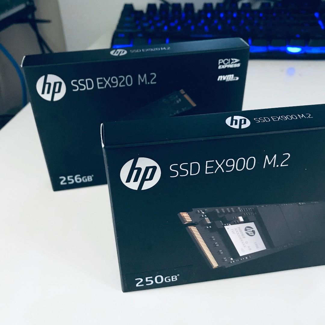 Hp Ex900 M 2 250gb Pcie 3 0 X4 Nvme 3d Tlc Nand Internal Solid