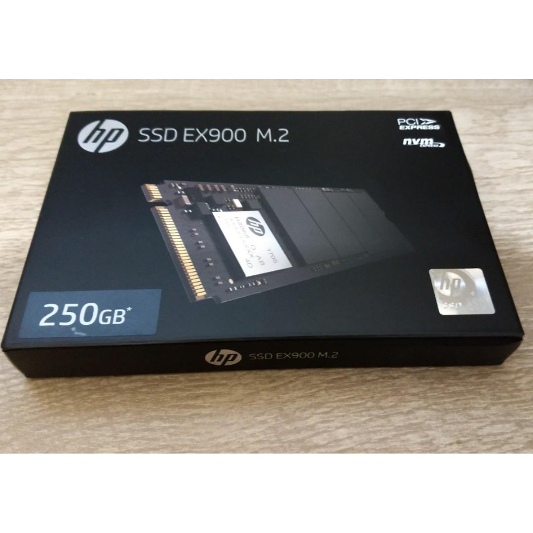 Hp Ex900 M 2 250gb Pcie 3 0 X4 Nvme 3d Tlc Nand Internal Solid