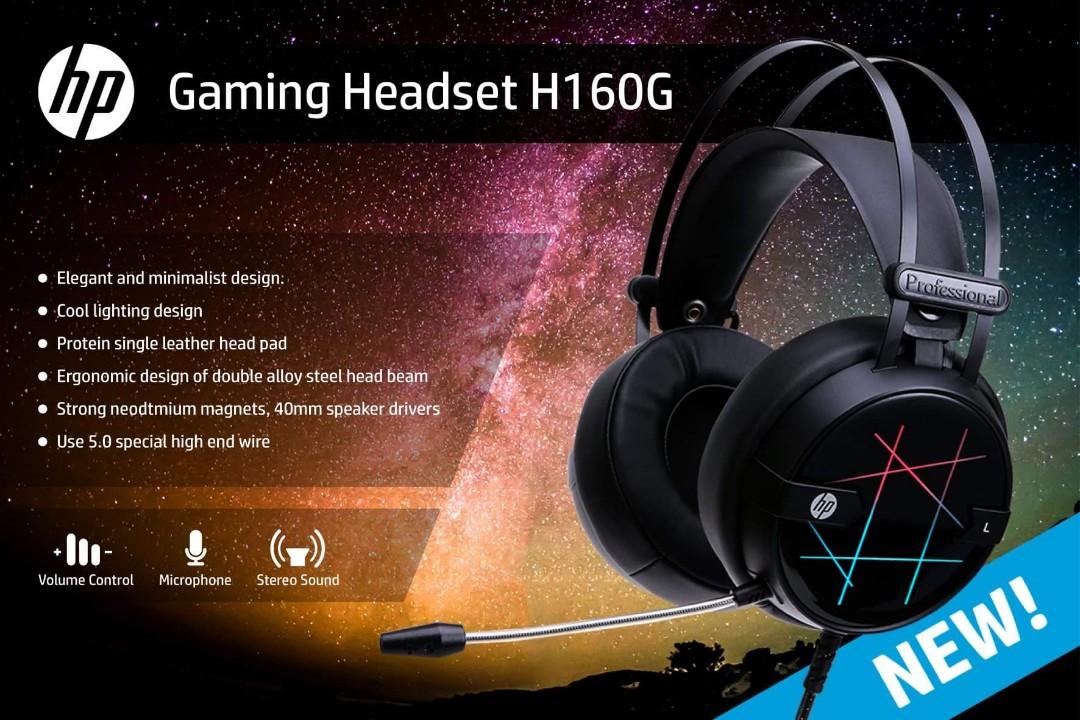 Hp Gaming Headset H160G, Computers & Tech, Parts & Accessories