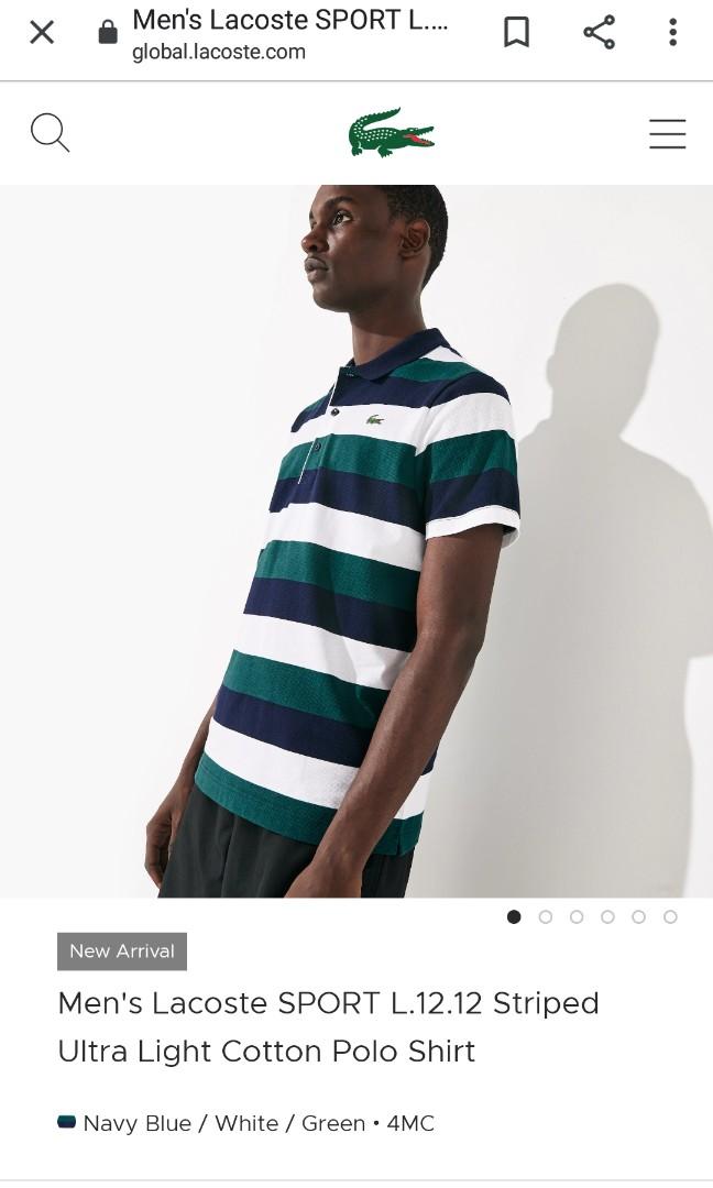 Lacoste ultra light cotton polo shirt clearance