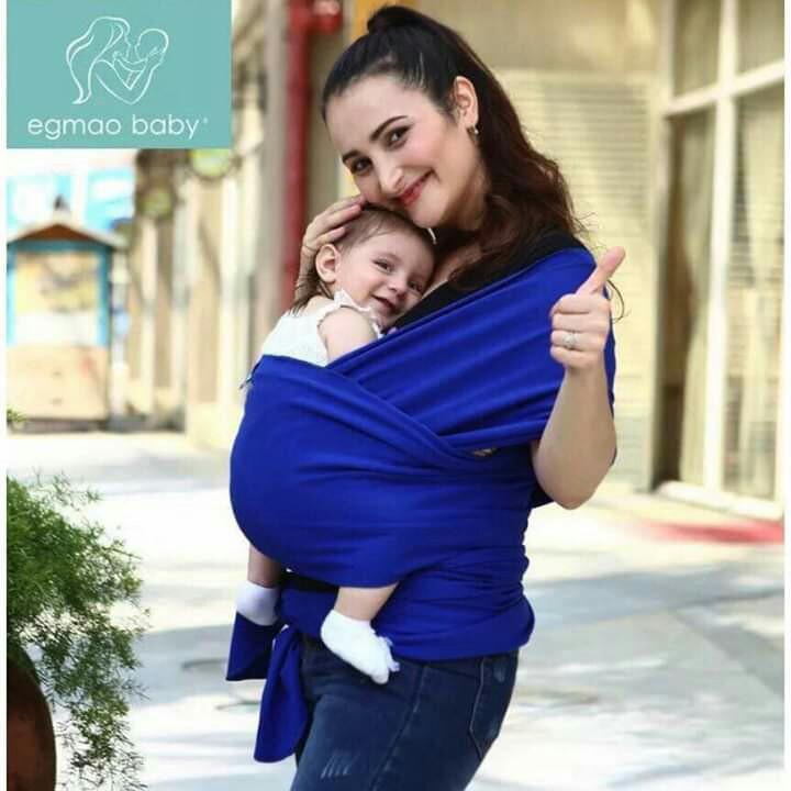 Moby wrap (Category: Carriers & Slings) located in Quezon City. Submitted by rigelsfashiononline (Listing ID 252374150, Image 2). Description: Php 550 moby wrap color:pink blue.