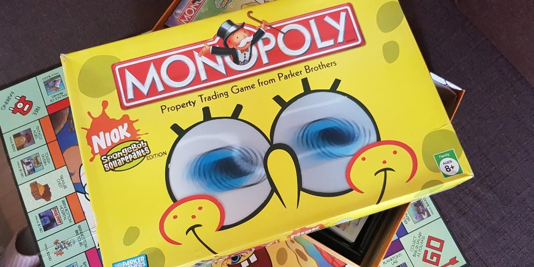 Buy 1 Free 1 Monopoly Spongebob Squarepants 1 Foc Game Hobbies Toys Toys Games On Carousell