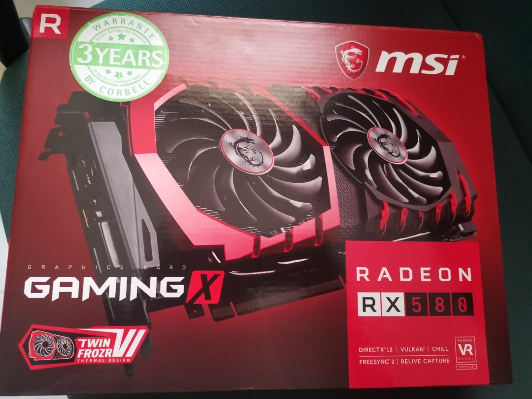 Radeon rx 580 deals gaming x 8g