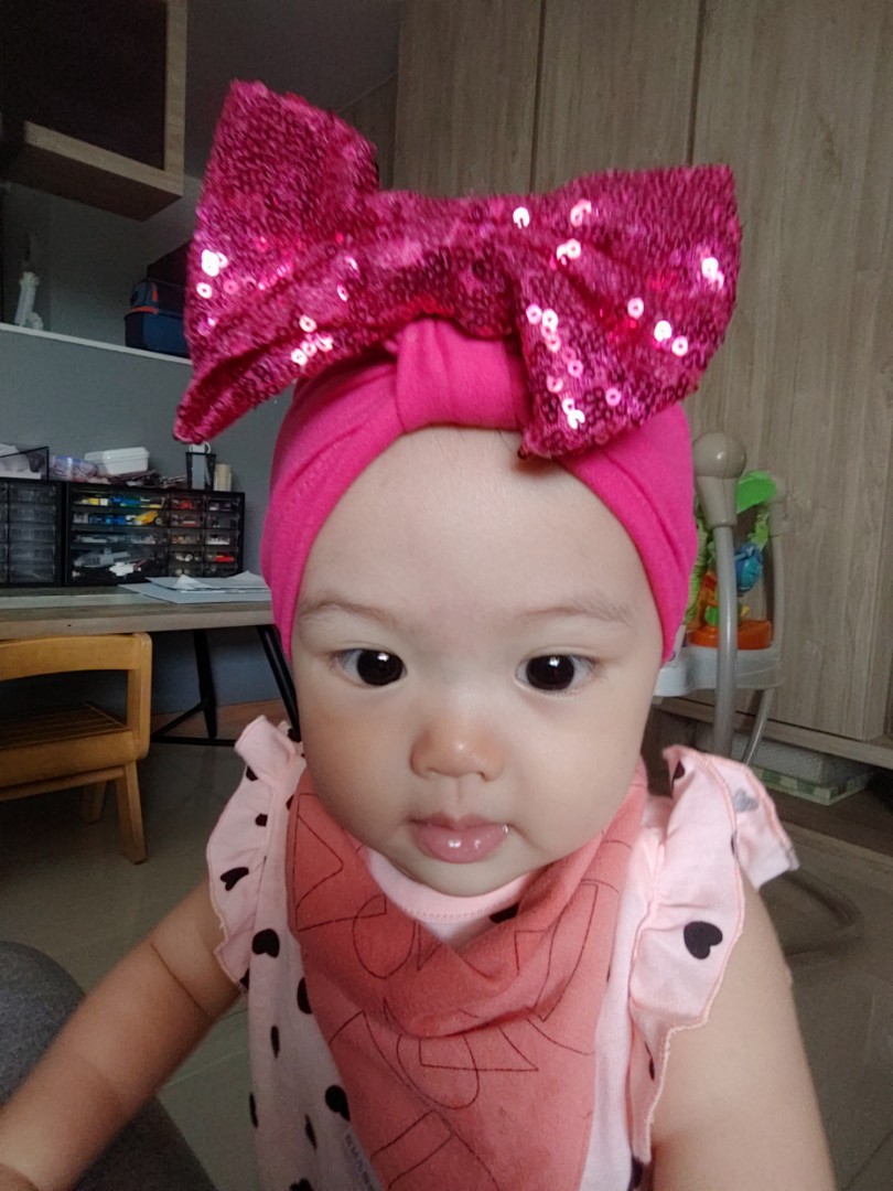 baby bow turban hat