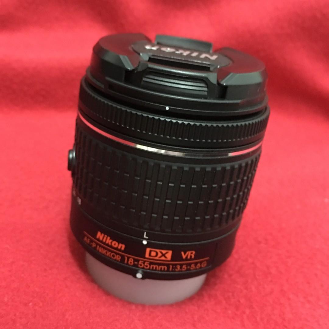Nikon Lens Af P Dx Nikkor 18 55mm F 3 5 5 6g Vr Photography Lenses On Carousell